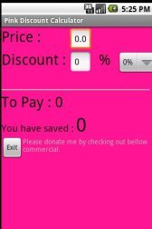 game pic for Discount Calculator in Pink
